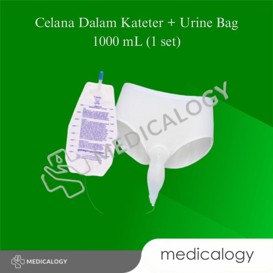 Celana Dalam Kateter + Urine Bag 1000 mL (1 set