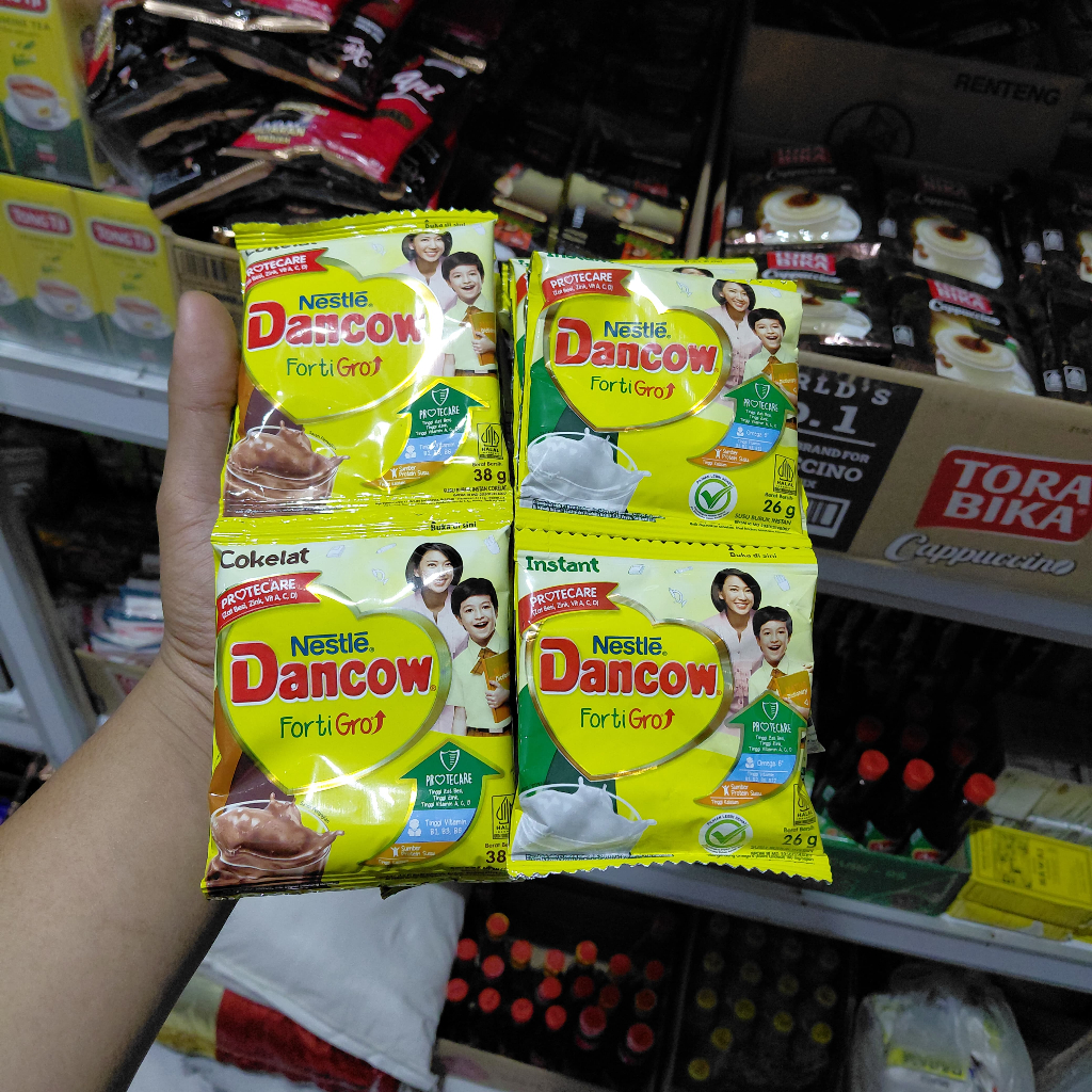 

Jual Dancow Sachet 1 Renceng Putih & Cokelat Harga Murah!!