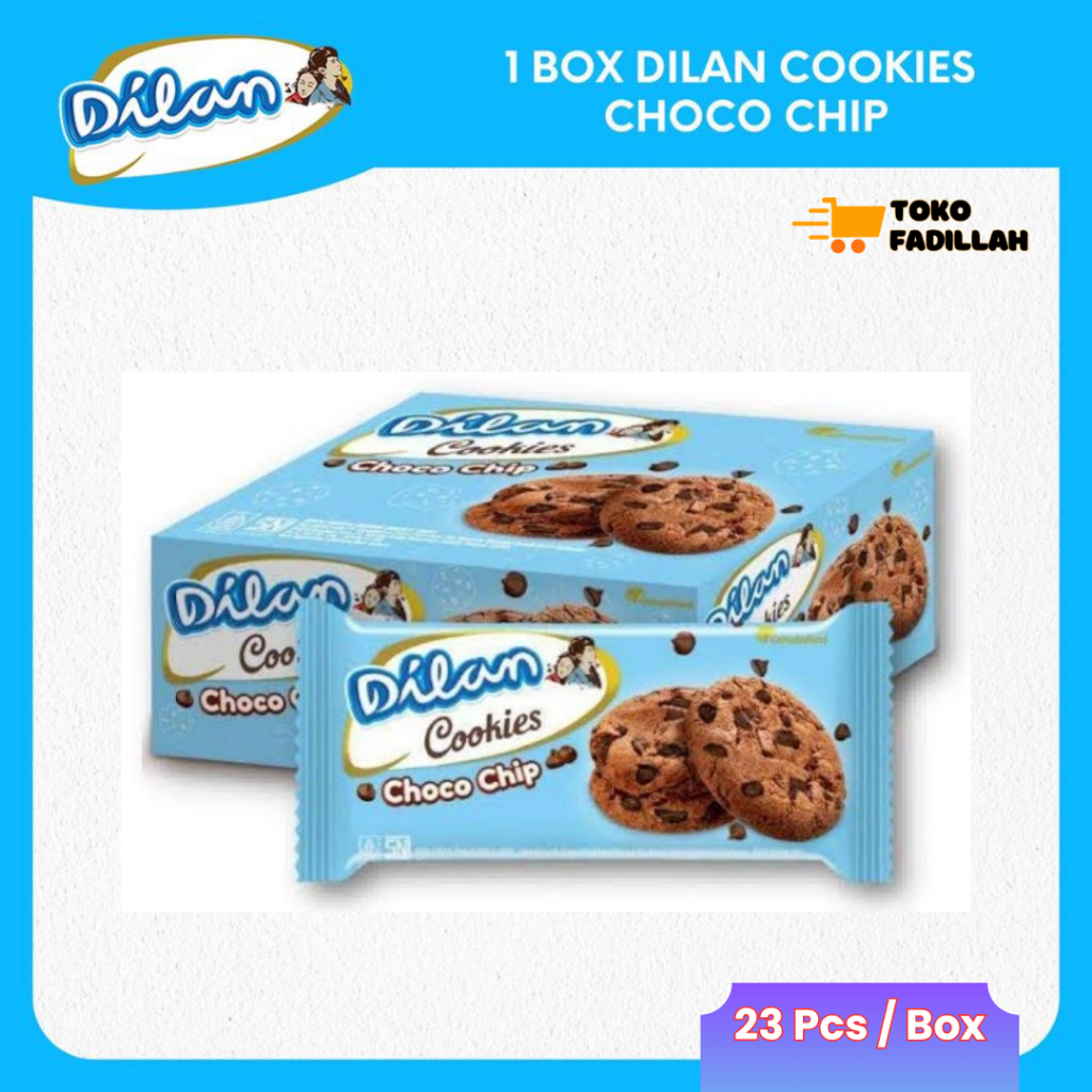 

Dilan Cookies Choco Chips Box isi 23 Bungkus