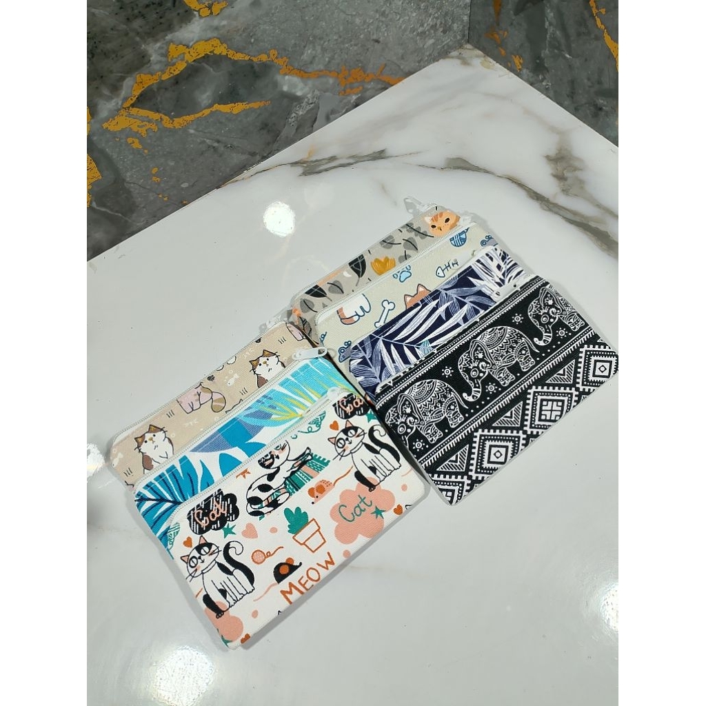 DOMPET SOUVENIR KANVAS LUCU MURAH