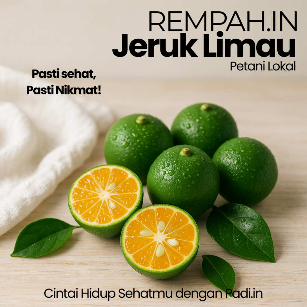

Jeruk Limau Segar - 1 Kg - Jeruk Nipis Berkualitas Tinggi - Ideal untuk Masakan dan Minuman Segar