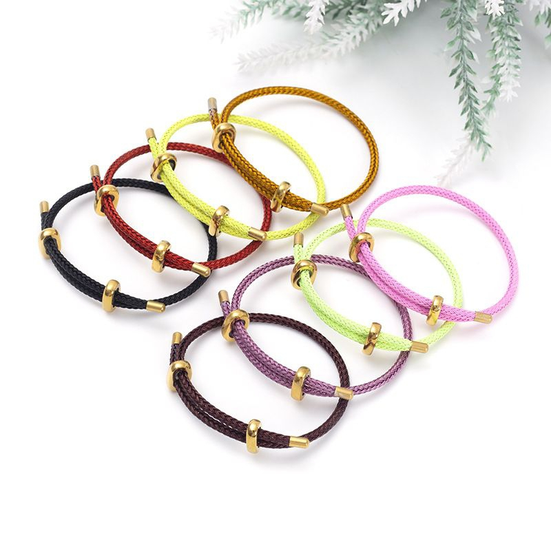 Gelang Tali Kawat Wire Roppe Anti Air - Gelang Kawat Water Proof Pria Wanita