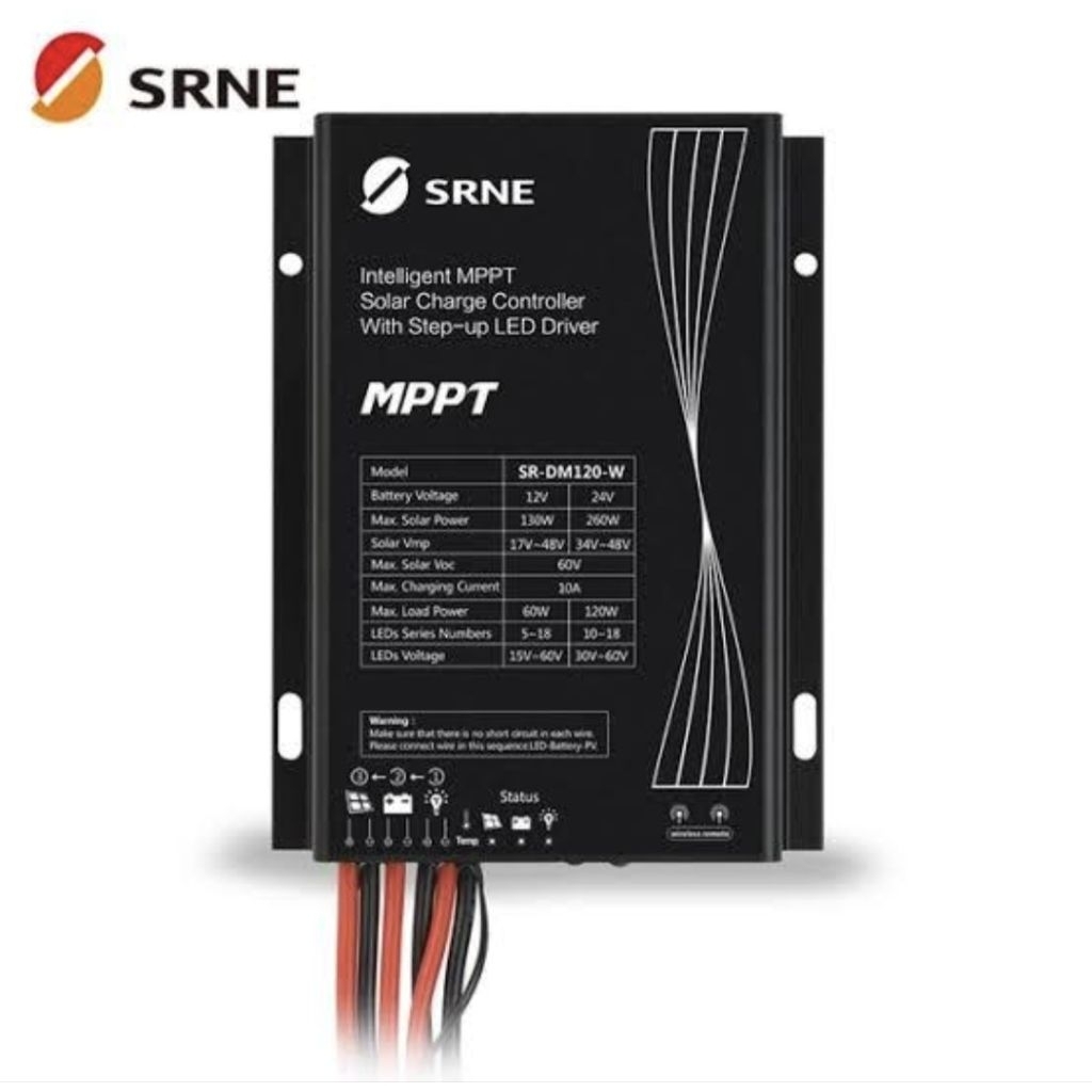 SRNE SR-DM120-W MPPT Solar controller pju led driver