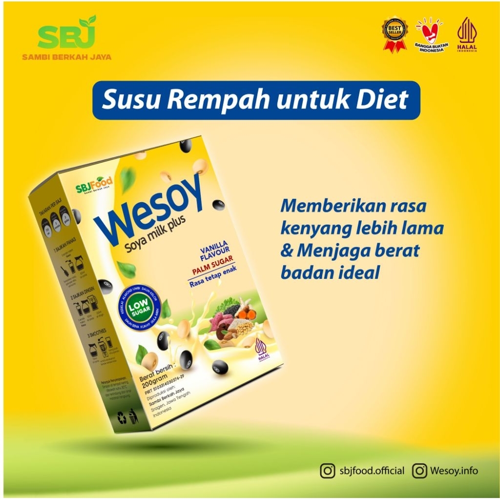 

Wesoy minuman protein kedelai