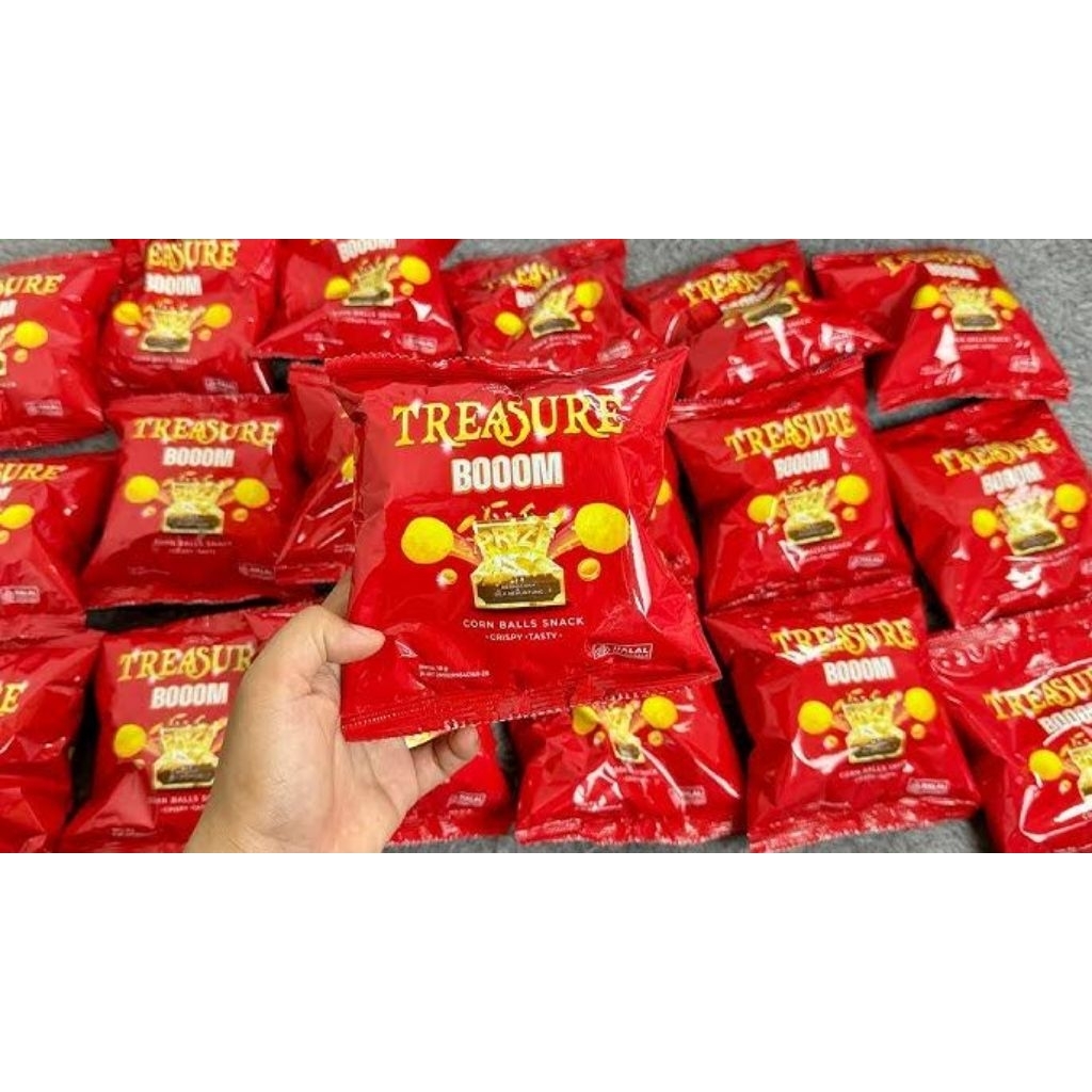 

snack chiki treasure kemasan dust isi 40 pcs