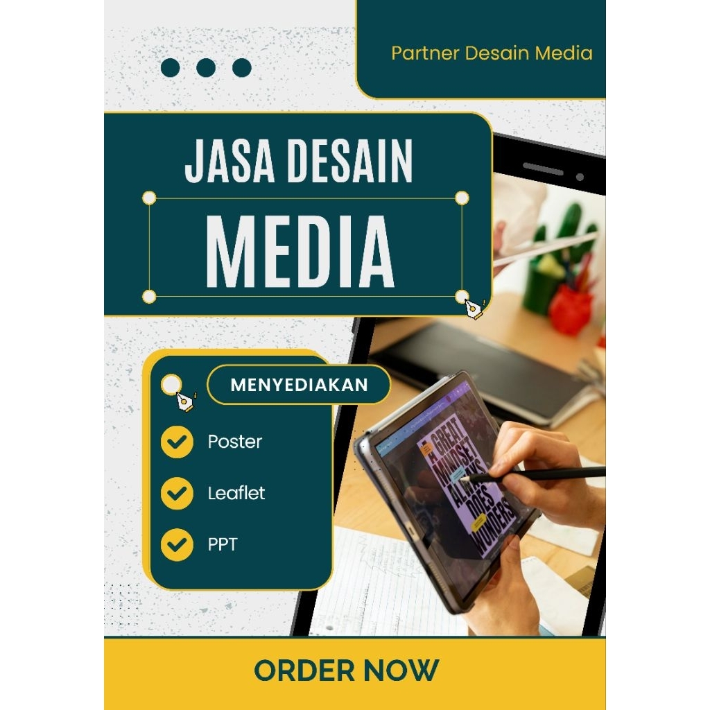 Jasa Desain Media (poster, leaflet,PPT)