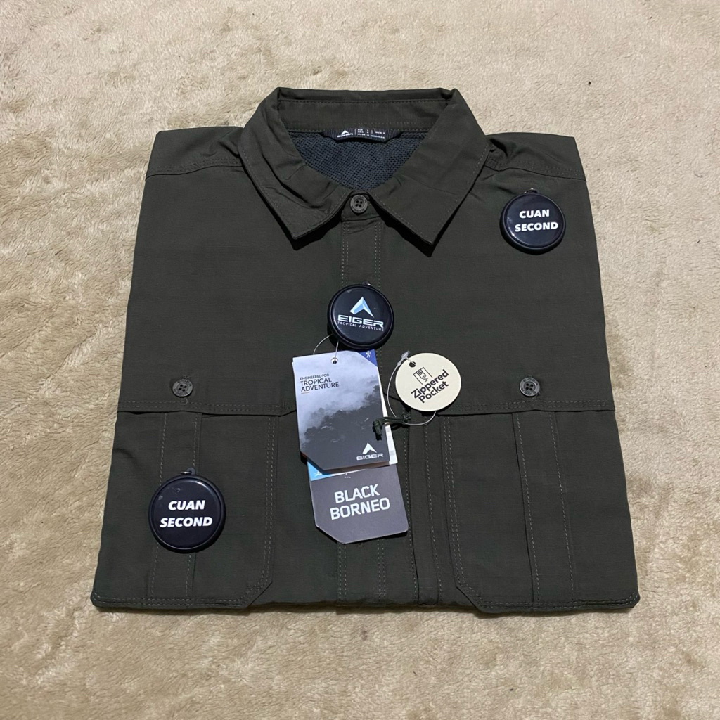 Kemeja Kalamantara Black Borneo