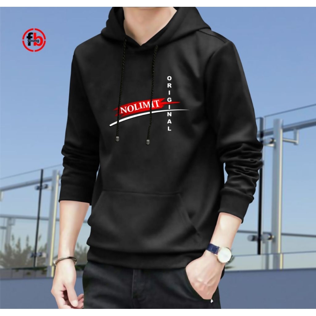 SWEATER HOODIE DISTRO NOLIMIT KAOS HOODIE/KUPLUK PRIA/ WANITA ORIGINAL LENGAN PANJANG