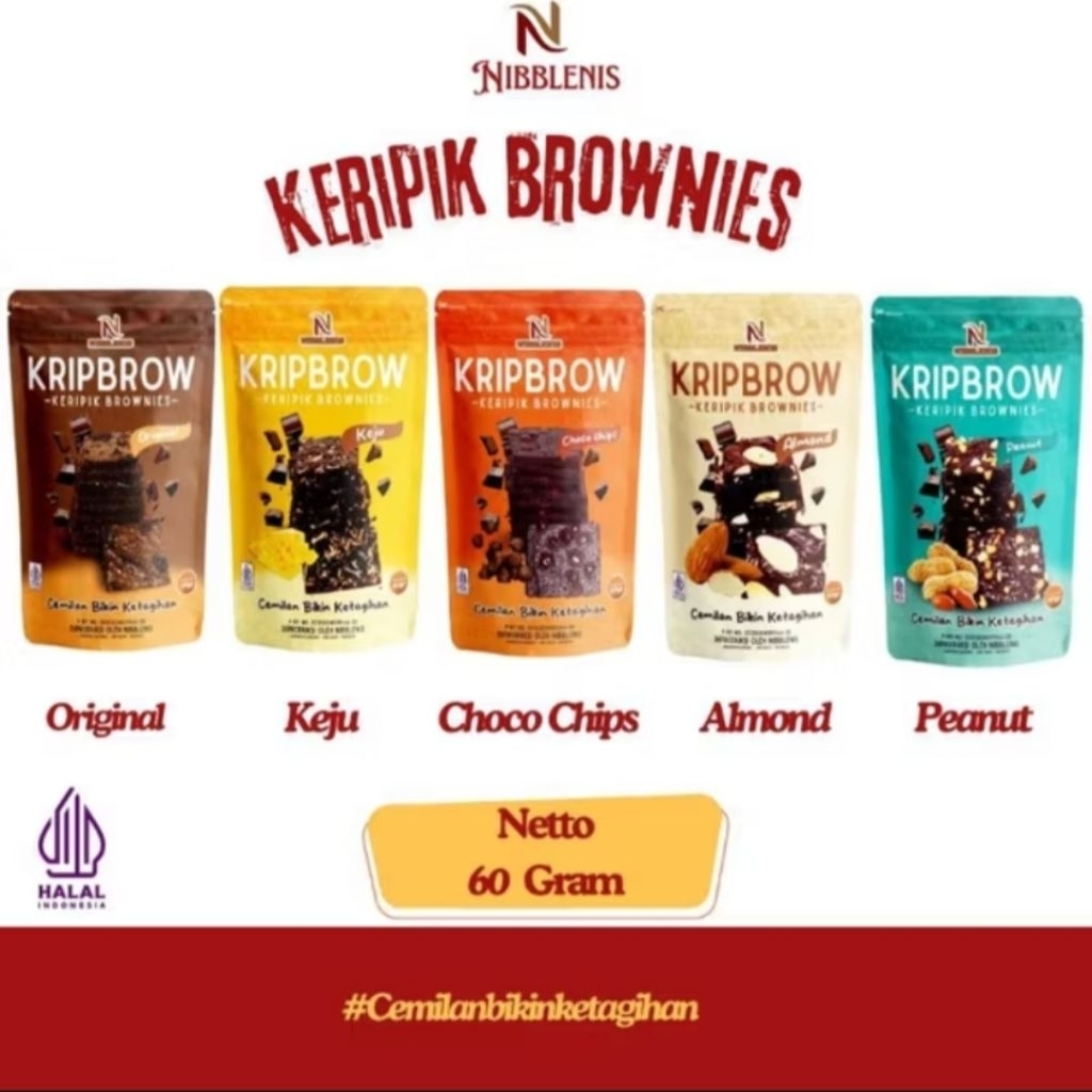 

Keripik Brownies Nibblenis 60gr Cemilan Enak Murah Dan Bikin Ketagihan