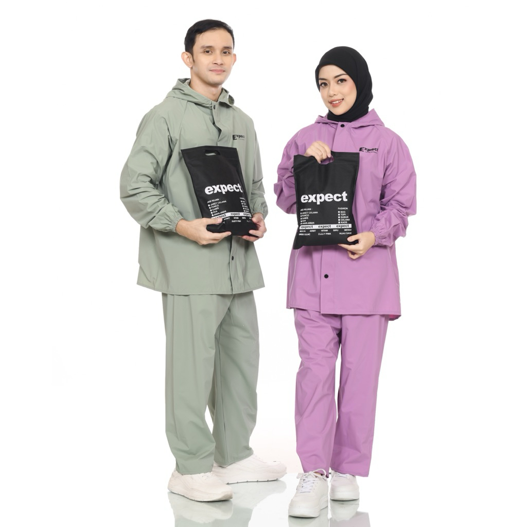 Jas Hujan Setelan Dewasa EXPECT / Jas Hujan Pria / Jas Hujan Motor / Mantel Hujan Murah Berkualitas