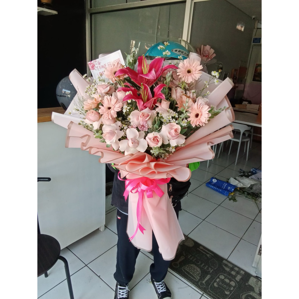 Buket Jumbo Mix Mawar