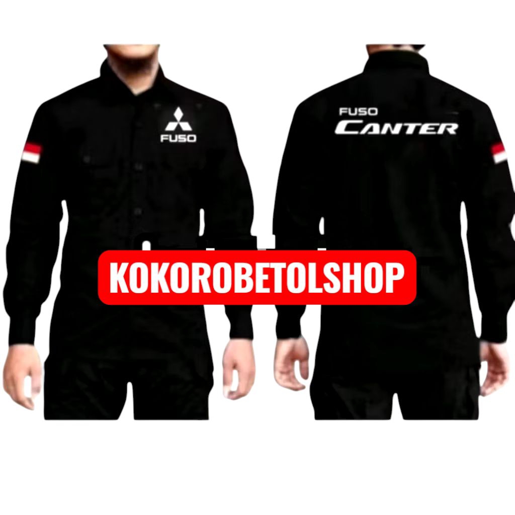 kemeja fuso canter baju canter fuso seragam canter fuso full bordir
