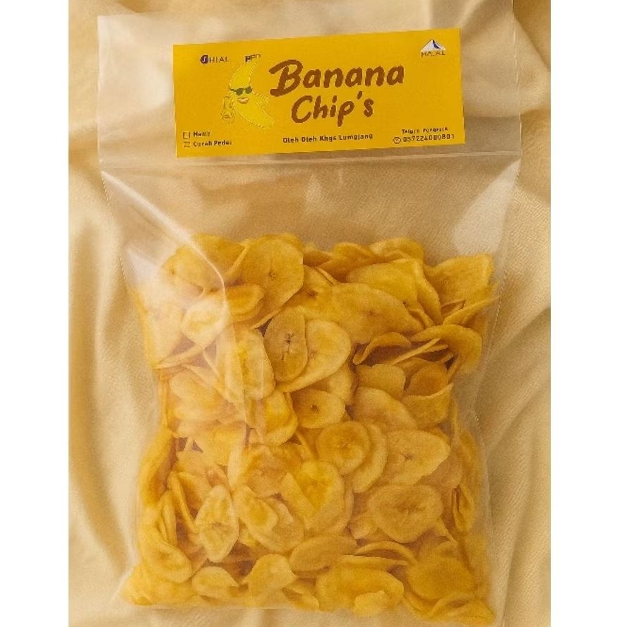 

keripik pisang Mr. G kemasan 1000gr JUMBO!!! Varian MANIS & ASIN