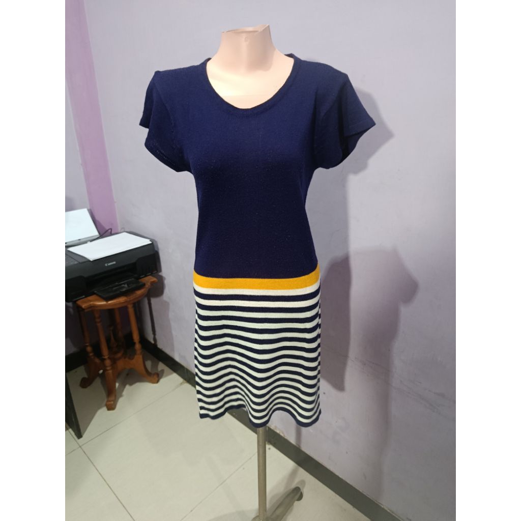 PL dress wanita rajut