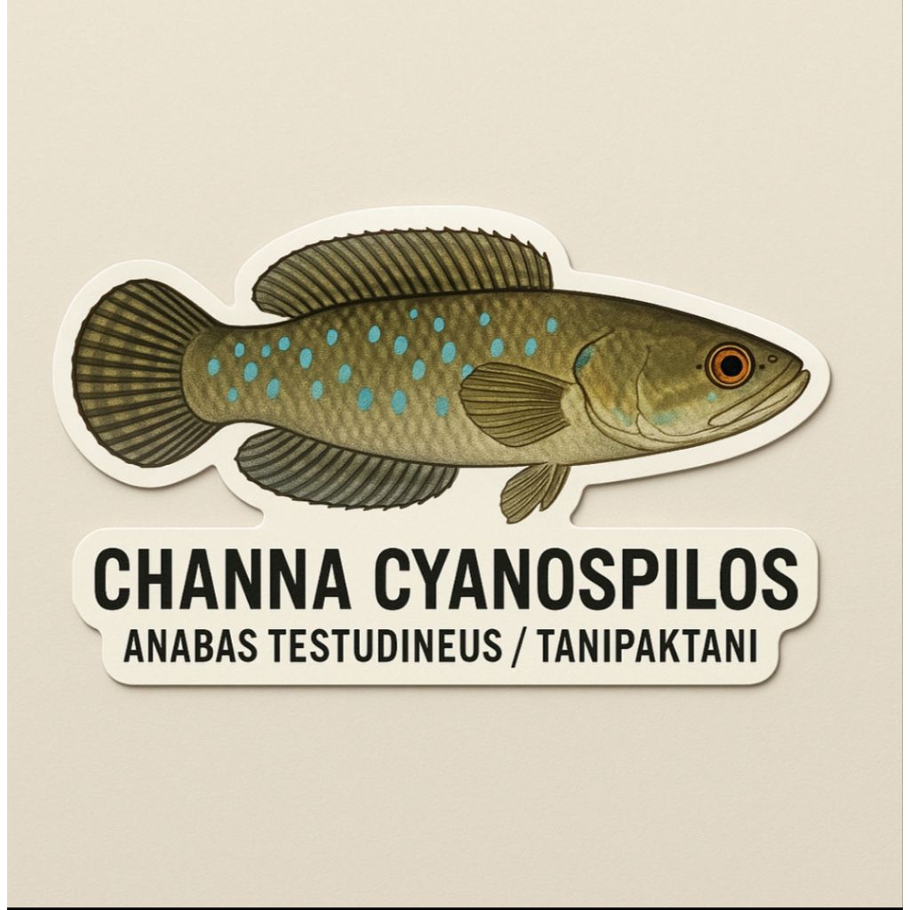 

Stiker Channa Cyan nospilo s