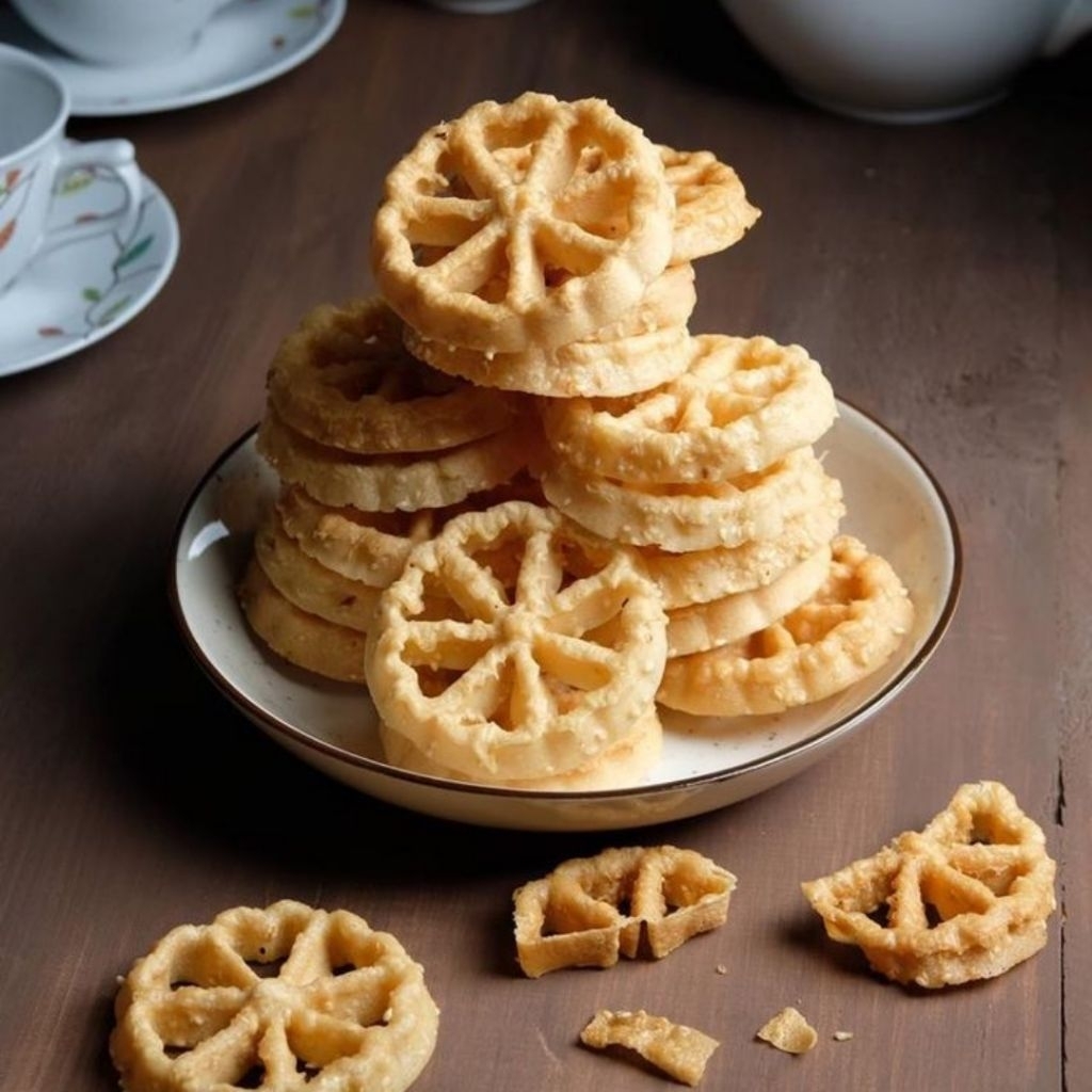 

Kembang Goyang / Kembang Goyang Wijen Manis 250 Gram