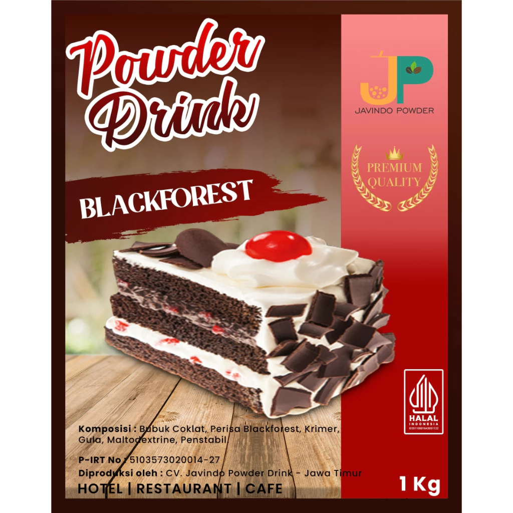 

JAVINDO Bubuk Minuman Rasa Blackforest 1Kg / 1 Kg Premium - Javindo Powder
