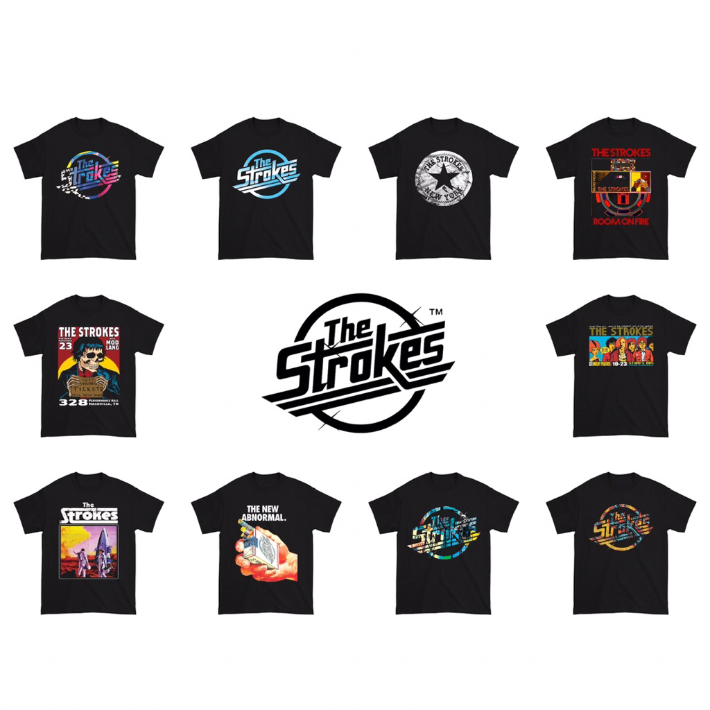 Kaos The Strokes Band Music | Baju The Strokes Band Musik | Kaos Band The Strokes Musik | Baju Band 