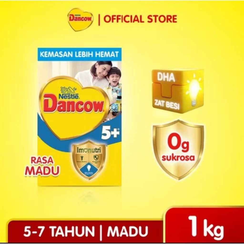 

Nestle Dancow 5+ Madu/Vanila 1kg/750gr