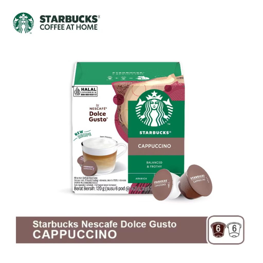 

Kopi Kapsul Starbucks Cappuccino - 12 Capsule /Box