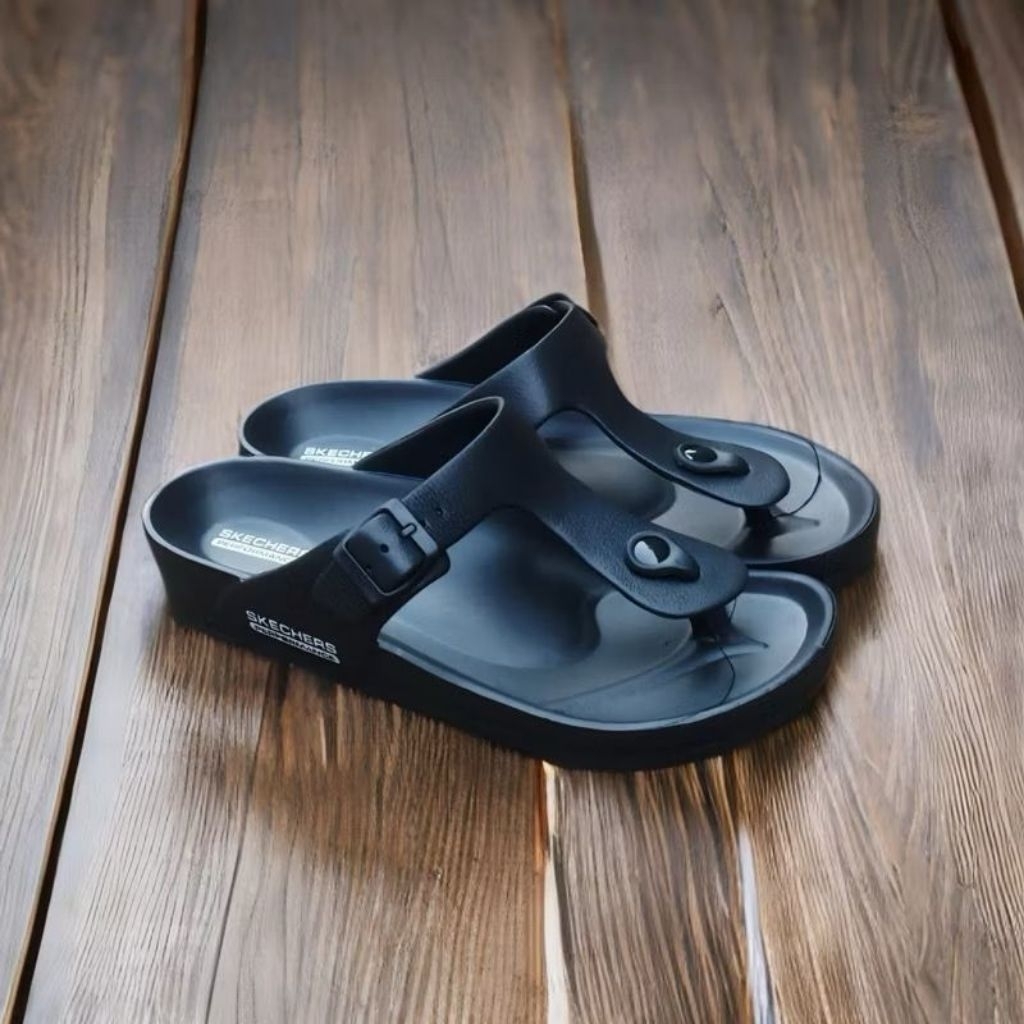 Sandal jepit ban 2 Skechers pria-wanita full karet sandal slide sandal jepit terbaru