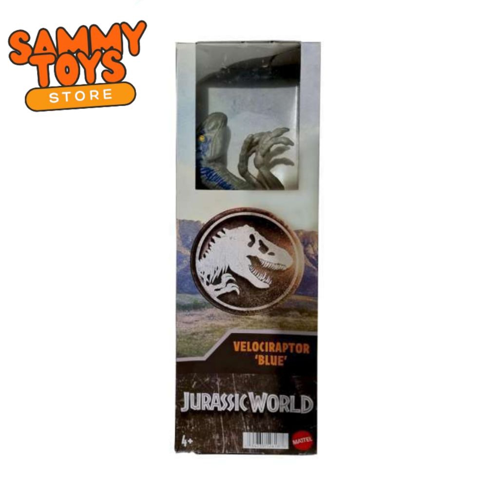 Mattel Jurassic World - Velociraptor Blue 12 Inch Action Figure
