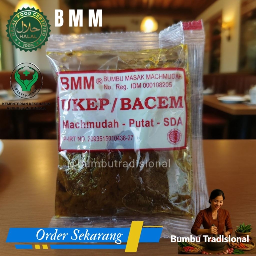 

BMM - BUMBU UKEP/BACEM - BUMBU MASAK MACHMUDAH - BUMBU MASAK INSTAN