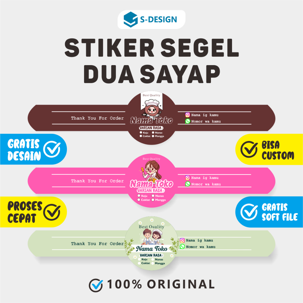 

STIKER SEGEL TERBAIK SDESAIN / STIKER / SEGEL / STIKER SEGEL / STIKER 2 SAYAP / STIKER BOX