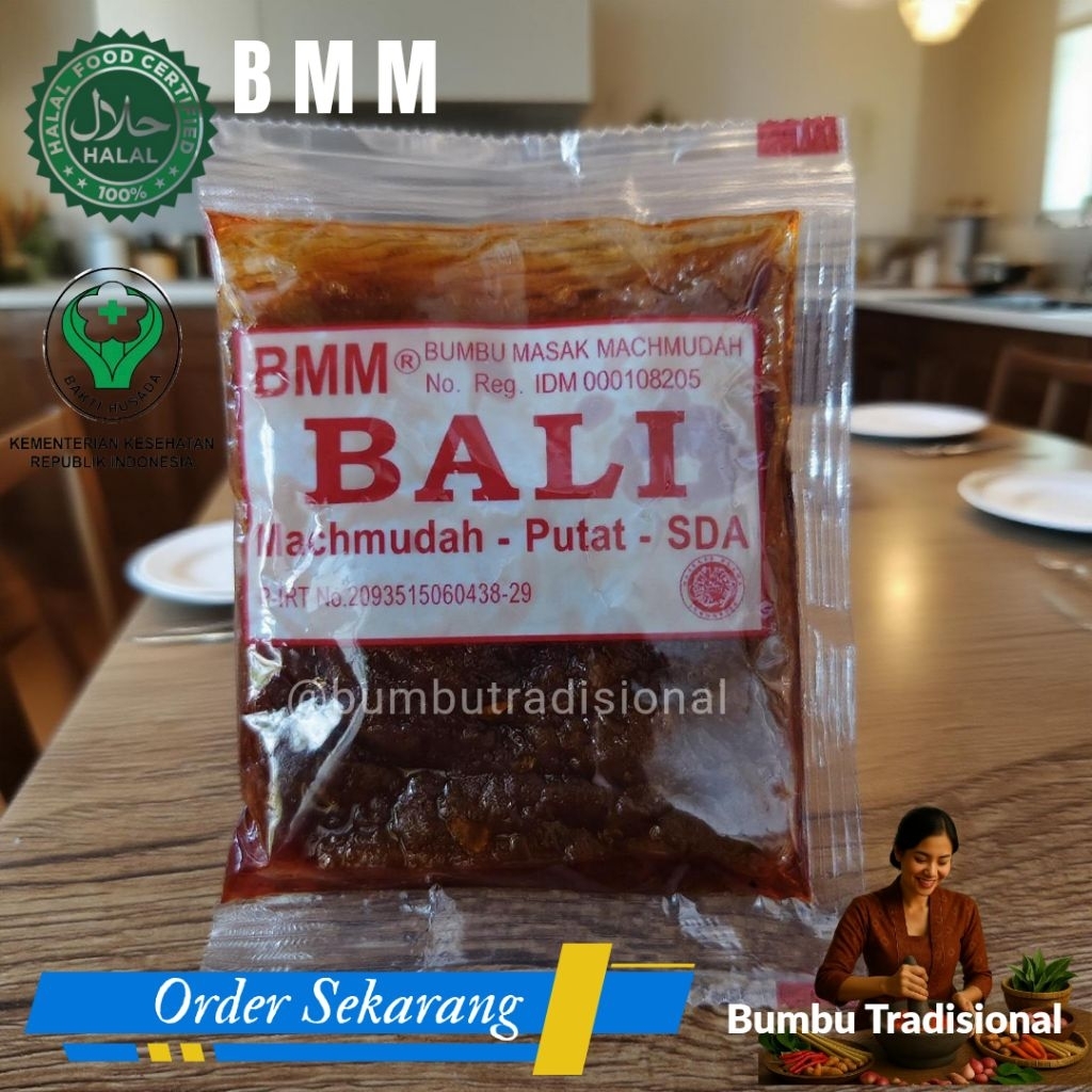 

BMM - BUMBU BALI - BUMBU MASAK MACHMUDAH - BUMBU MASAK INSTAN