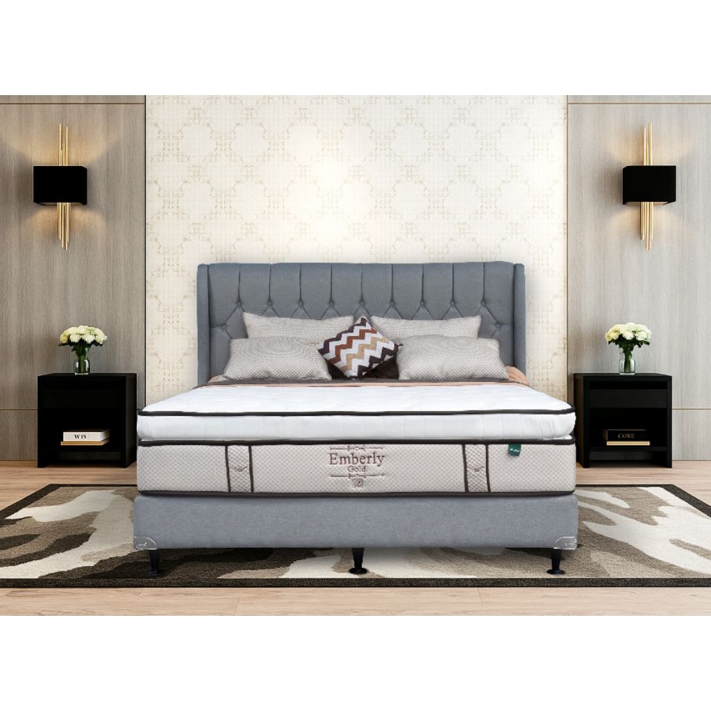 Matras Springbed Kasur Airland Emberly Gold Latex
