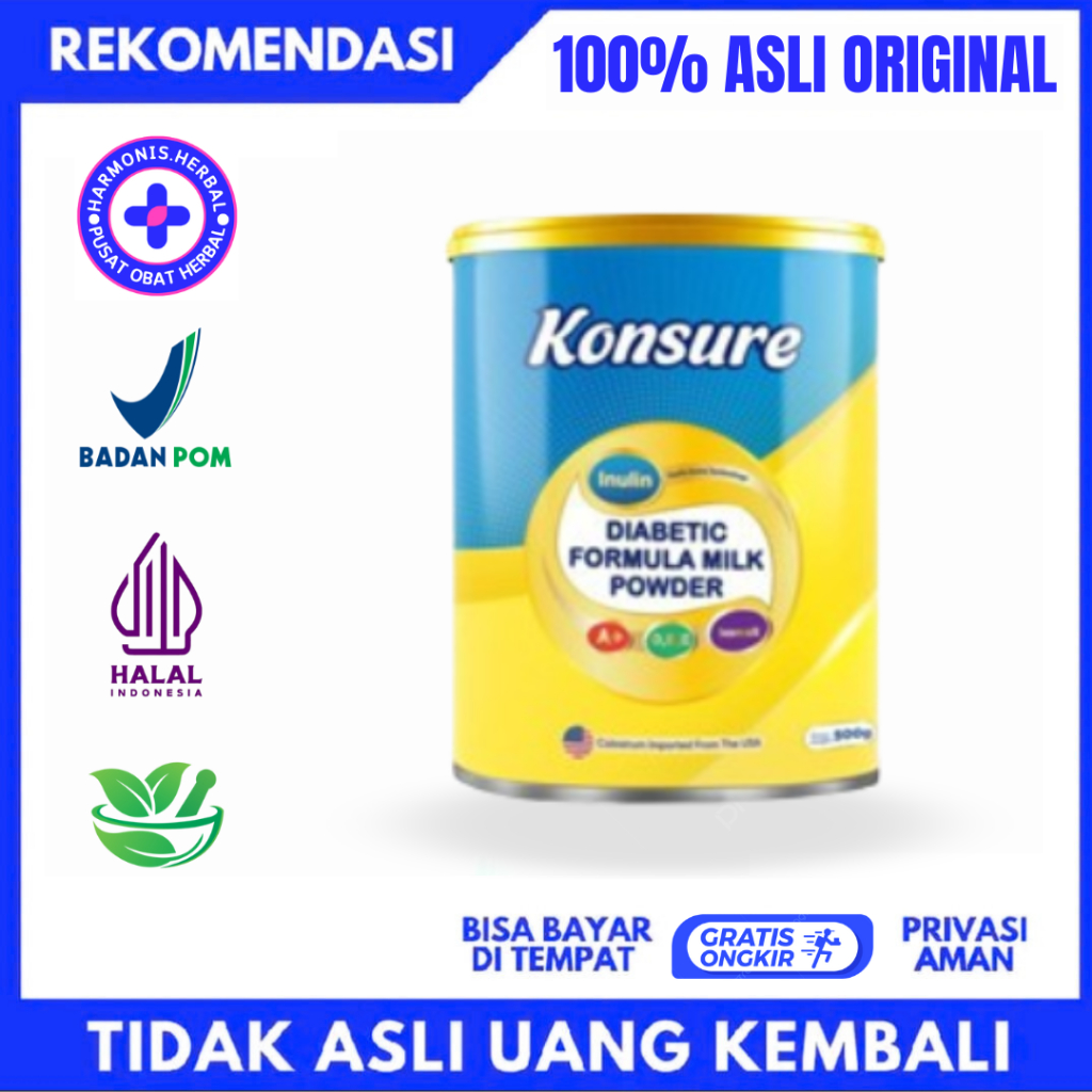

[1 KALENG] KONSURE SUSU DIABETES IMPOR 1| 500G