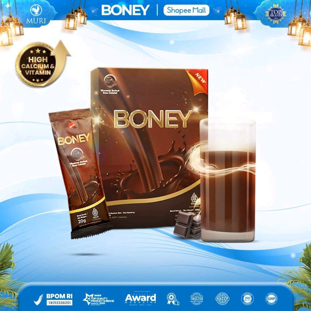 

Boney Susu Herbal Kesehatan Susu Peninggi Badan 100% Original Super Cepat BPOM