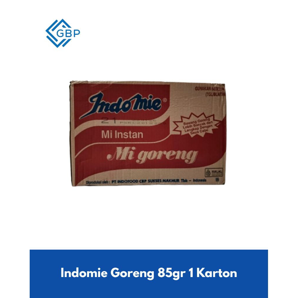 

Indomie Goreng 1 Dus/Karton (85gr x 40pcs)