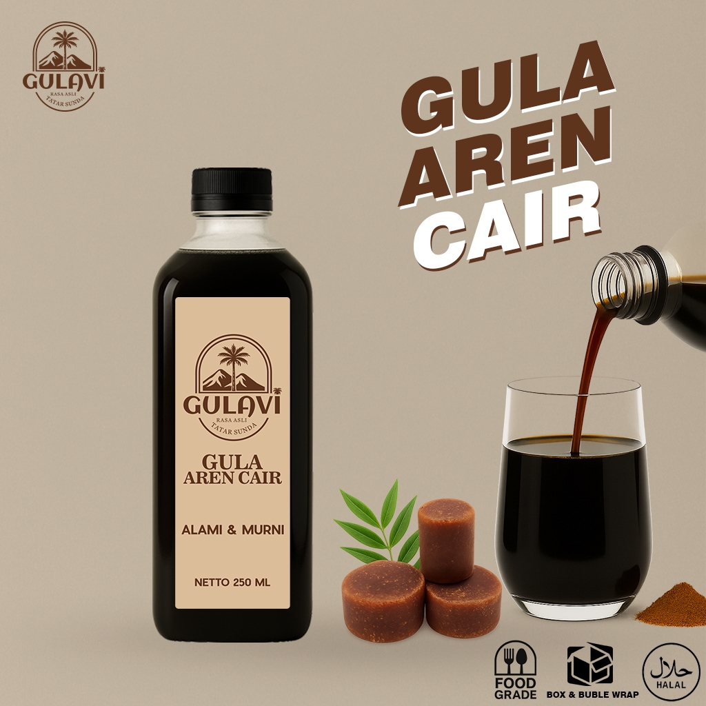

Gula Aren Cair 250ml Gulavi – Syrup Palm Sugar Alami untuk Kopi, Teh & Minuman Sehari-hari