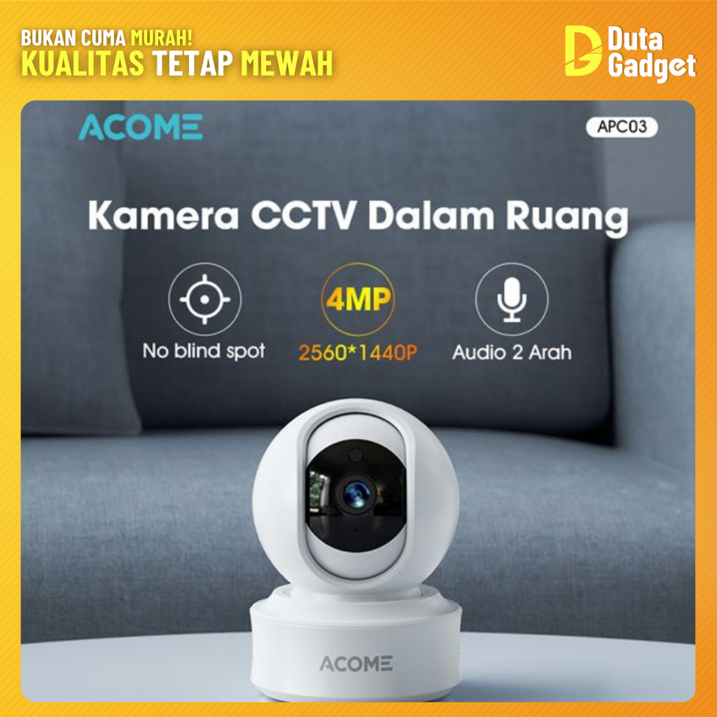 ACOME SMART WIFI CAMERA TILT - APC03 - WHITE