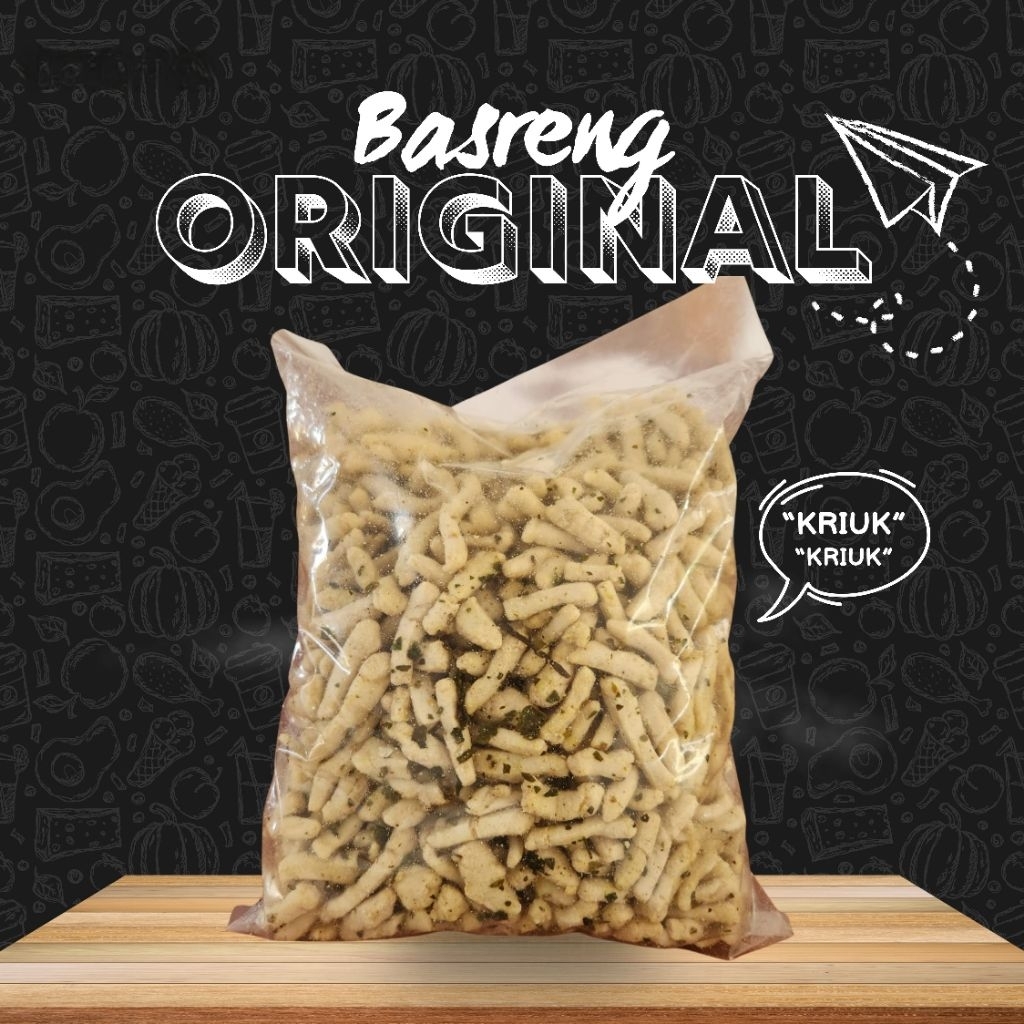 

BASRENG VIRAL ORIGINAL DAUN JERUK 1KG RASA ORIGINAL DAUN JERUK PEDAS EXTRA PEDAS CEMILAN VIRAL GRATIS ONGKIR