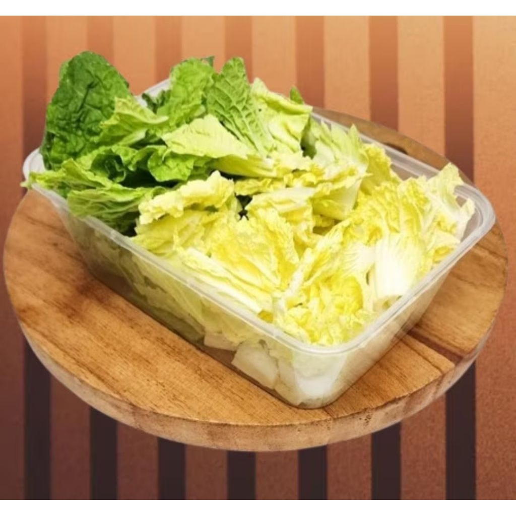 

Sayur sawi putih potong..