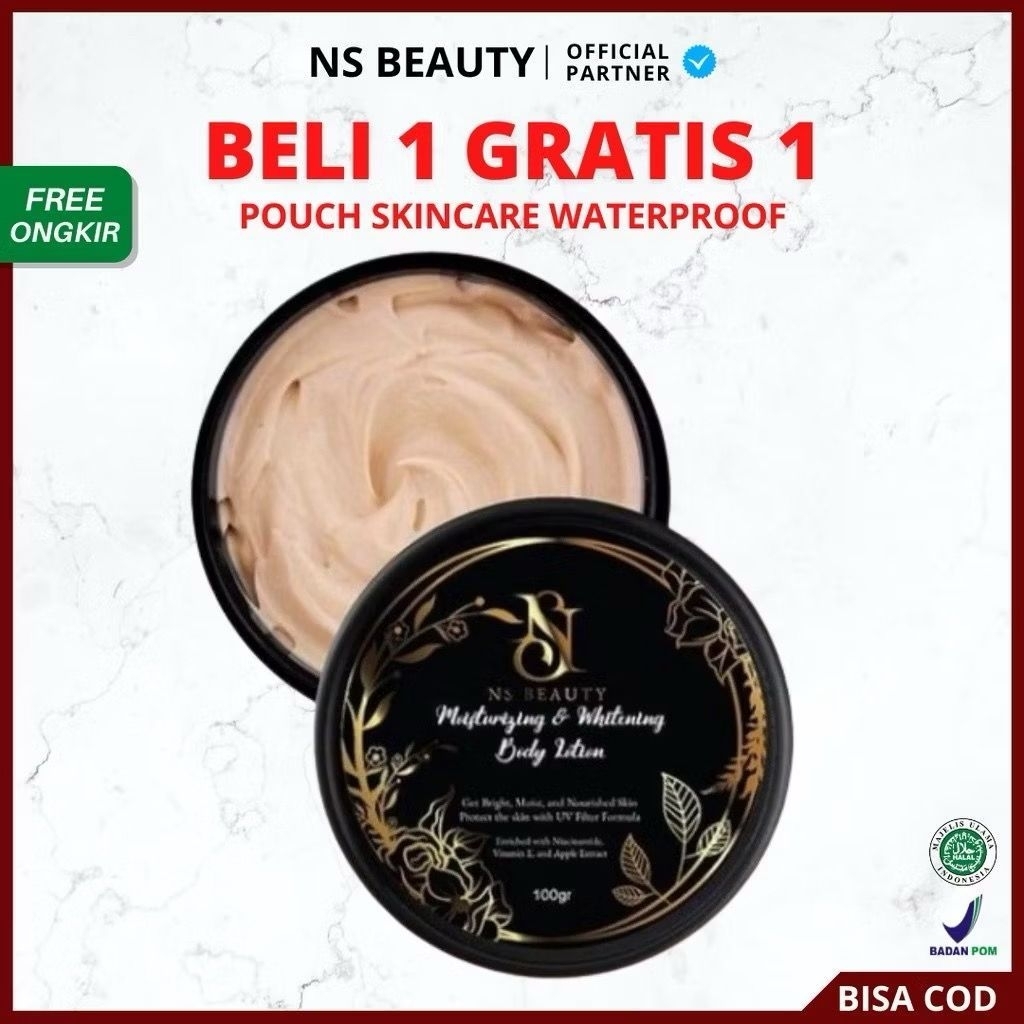 2 Pcs HB NS BEAUTY  BODY LOTION BPOM 250gr Original