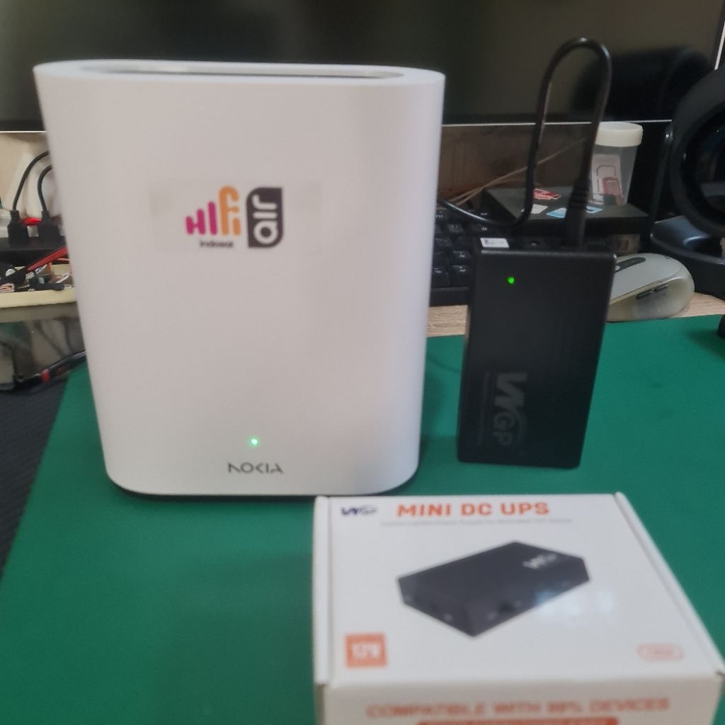 Powerbank Baterai Backup UPS 12V 2A 2000mAh Modem Router Nokia 5G Hifi Air Fastmile 2