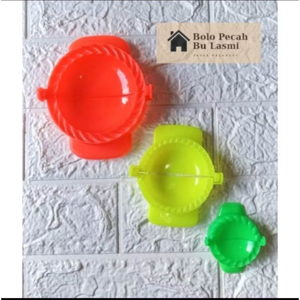 Cetakan Pastel Besar Sedang Mini Jumbo Cetakan Cireng pangsit Dumpling Gyoza
