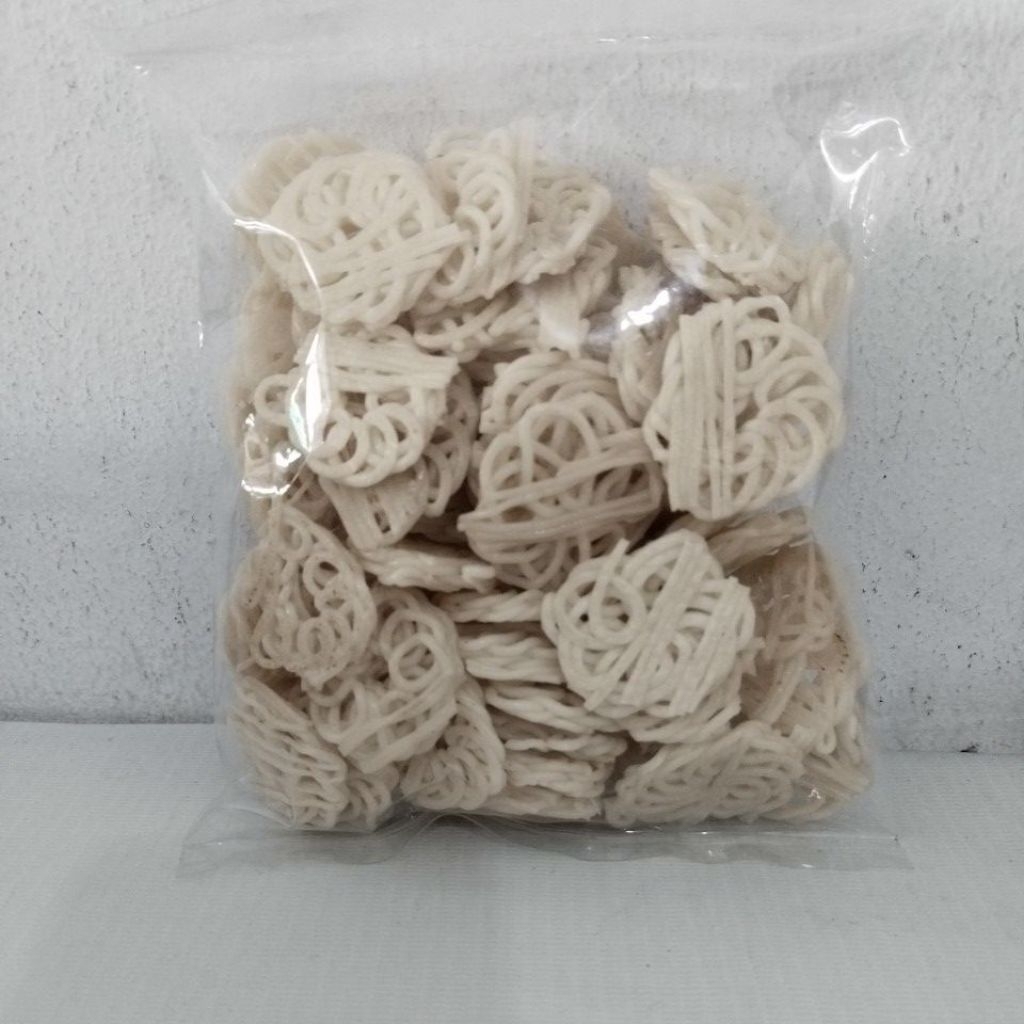 

Kerupuk mawar putih berat 250 gram