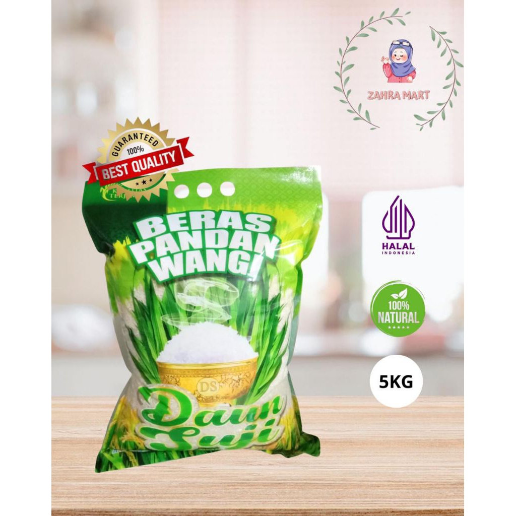 

Beras Pandan Wangi cap Daun Suji 5 kg murah