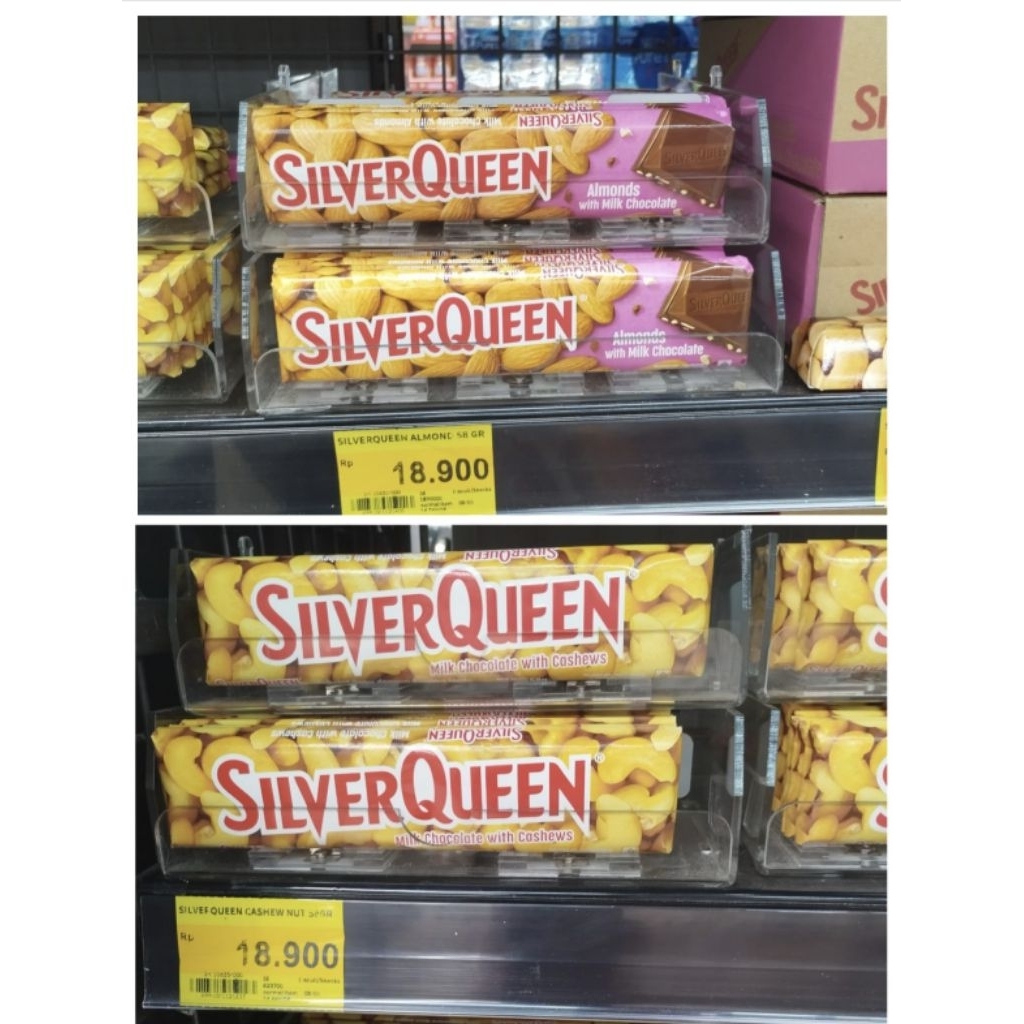 

Silverqueen 58gr / cokelat silverqueen