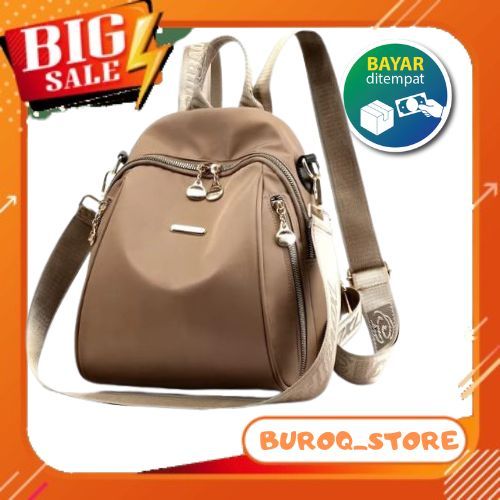 Ransel Wanita Tas Kecil Anti Maling Tas Tangan Tas Bahu Tas Tangan Ransel Keamanan Kanvas Wanita