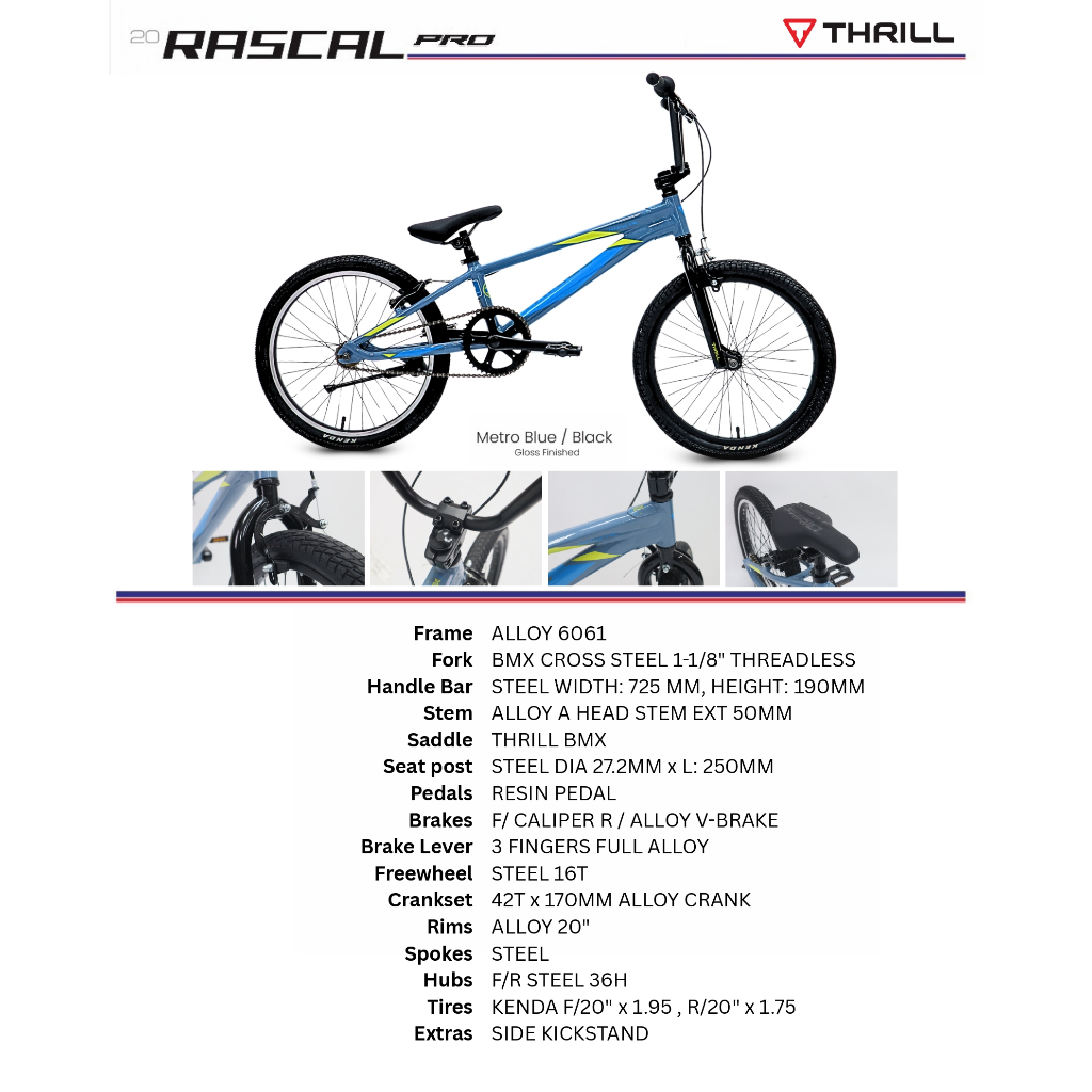 SEPEDA BMX THRILL RASCAL PRO