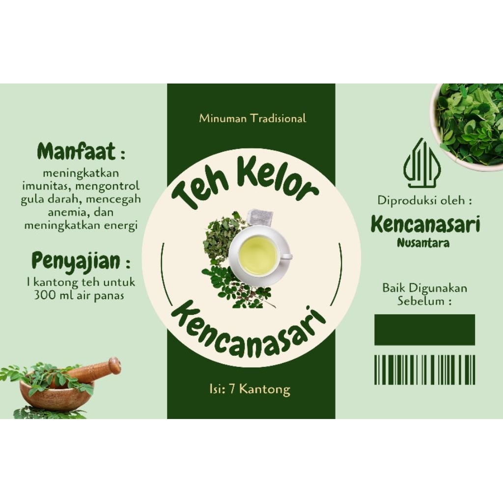 

Teh Kelor isi 7 kantong Teh