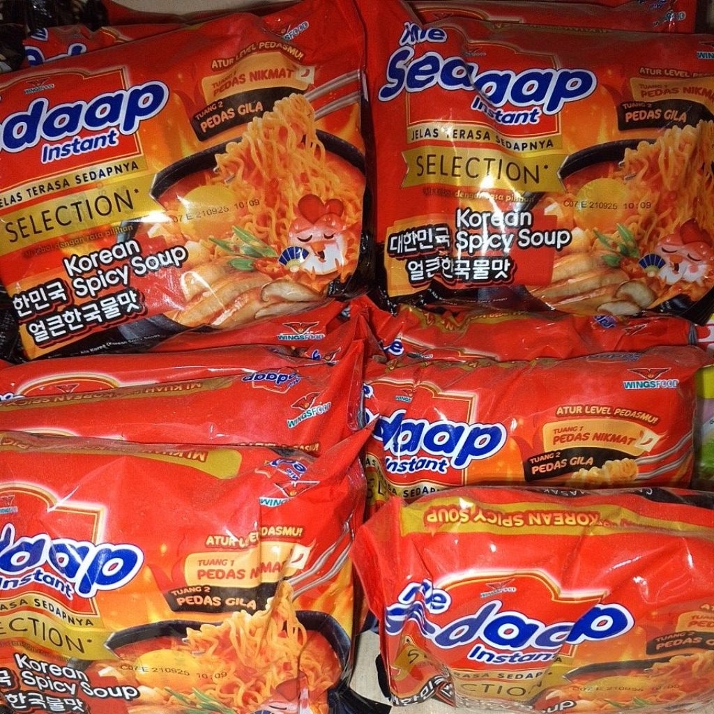

(10pcs) mie sedaap instant selection korean spicy sup kuah