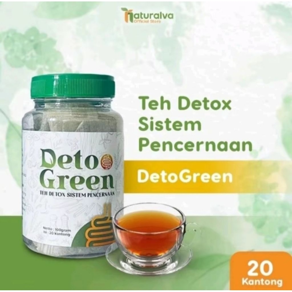 

COD-HOT PROMO DETOGREEN TEH KESEHATAN USUS KOTOR TED DETOX TEH DIET