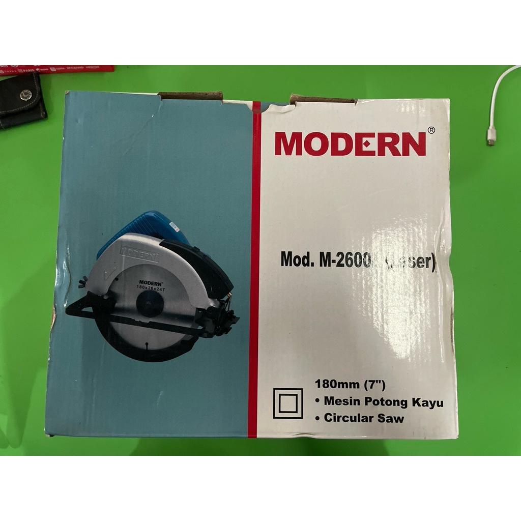 Modern M 2600L Mesin Circular Saw 7"