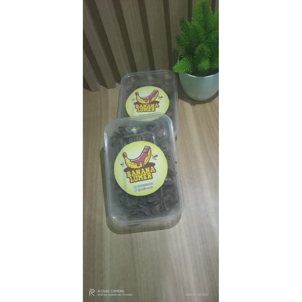 

kripik pisang coklat lumer